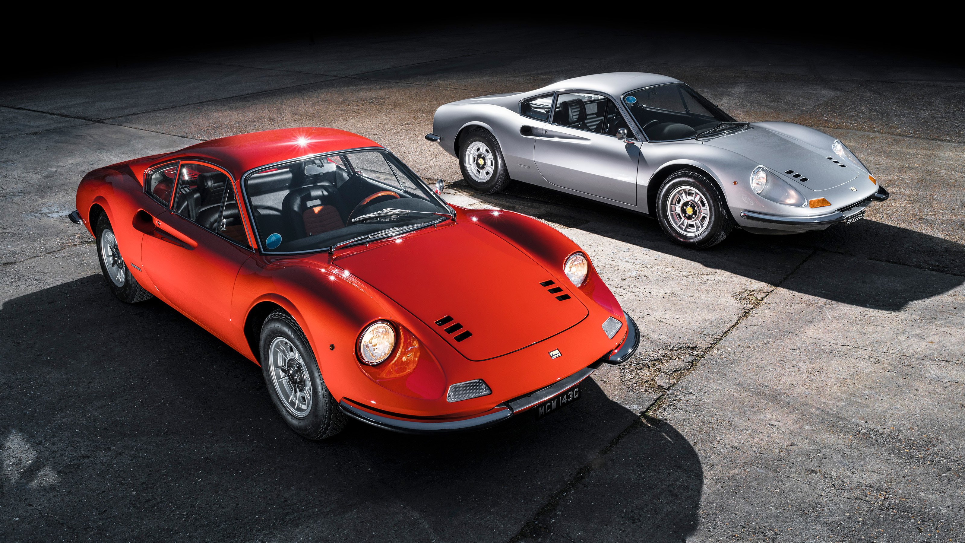 Ferrari Dinos go head-to-head – 246 GT v 206 GT | evo